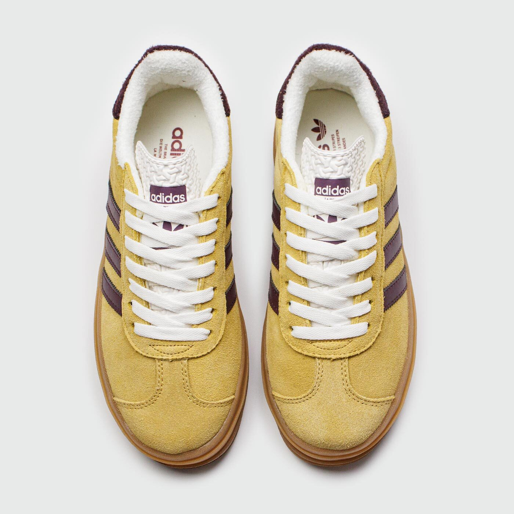 Кроссовки Adidas Gazelle Bold Beige / Brown Wmns