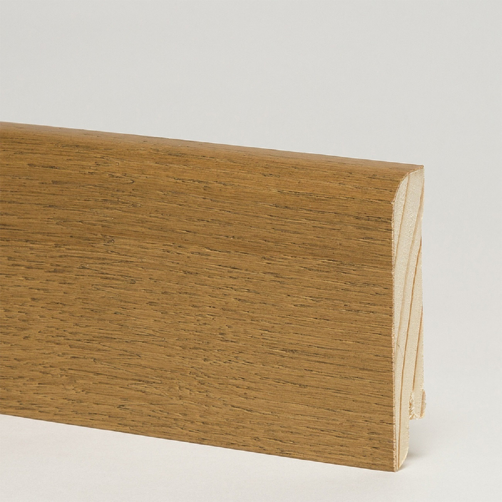 Плинтус напольный шпонированный Pedross Дуб Коричневый 70х15х2500