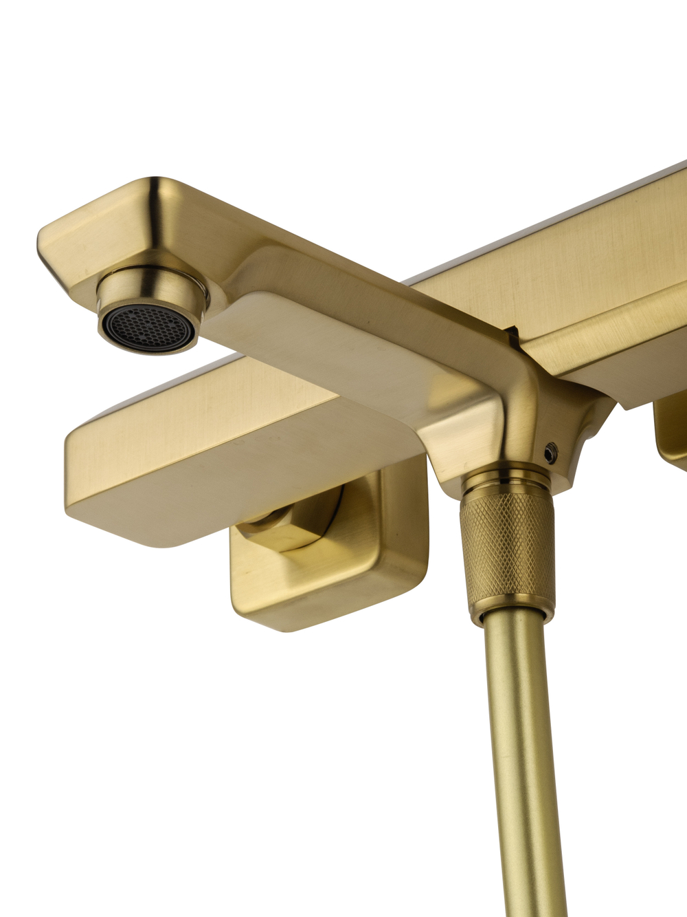 Смеситель для ванны с душем WONZON & WOGHAND DIAMOND, Брашированное золото (WW-88639011-BG)