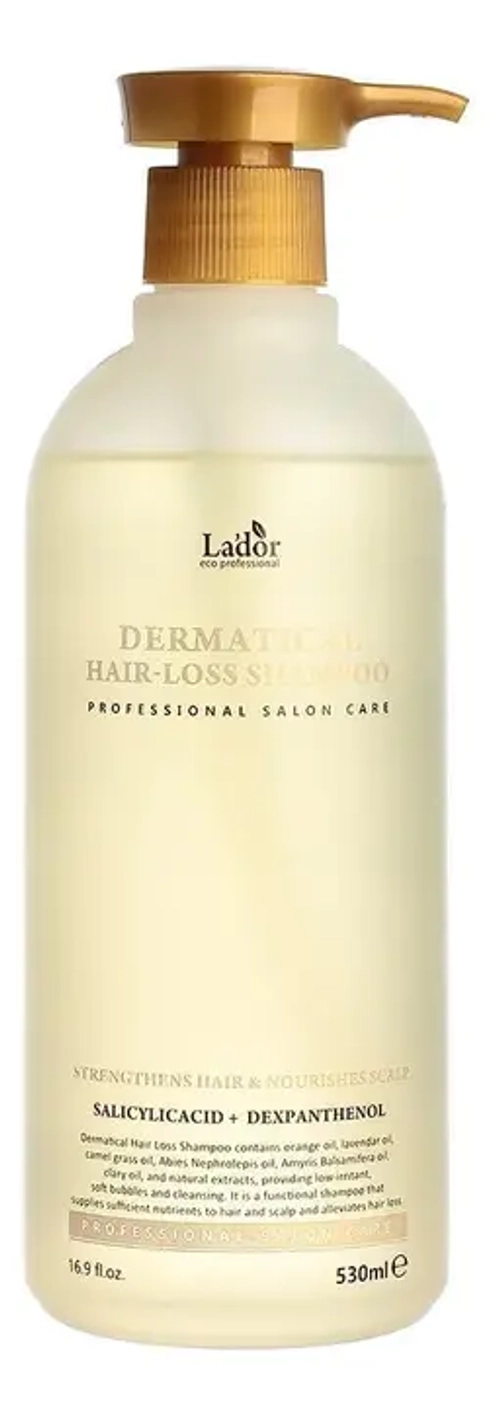 Lador Шампунь против выпадения волос - Dermatical hair loss shampoo, 530мл
