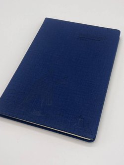 Блокнот 112 л. В5 25*17,5 см лин. т.син.джинс (7674-5)