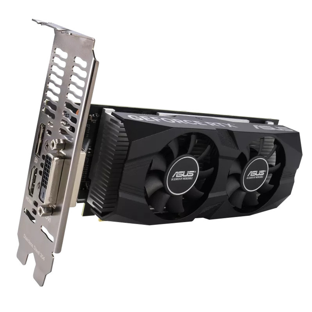 Видеокарта ASUS GeForce RTX 3050 (RTX3050-O6G-LP-BRK)