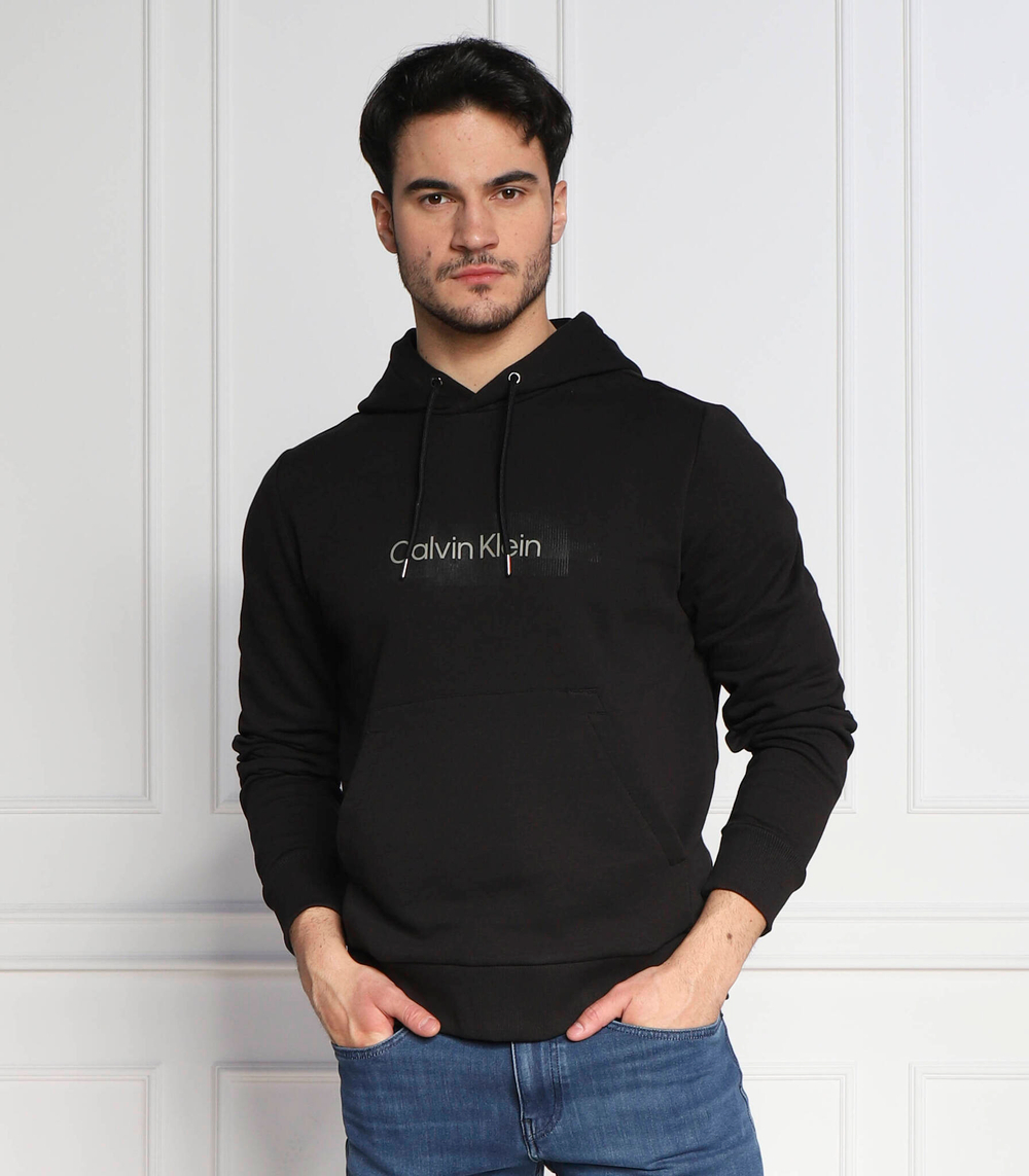 Худи box striped logo Calvin Klein - черный(K10K110761)