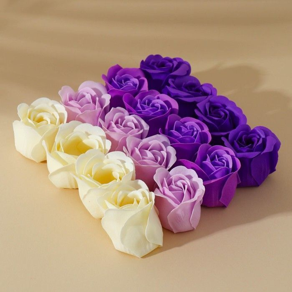 Набор из 16 бутонов твердого лепесткового мыла «С 8 марта!»