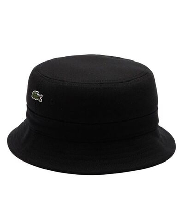 Теннисная кепка Lacoste Organic Cotton Bucket - black