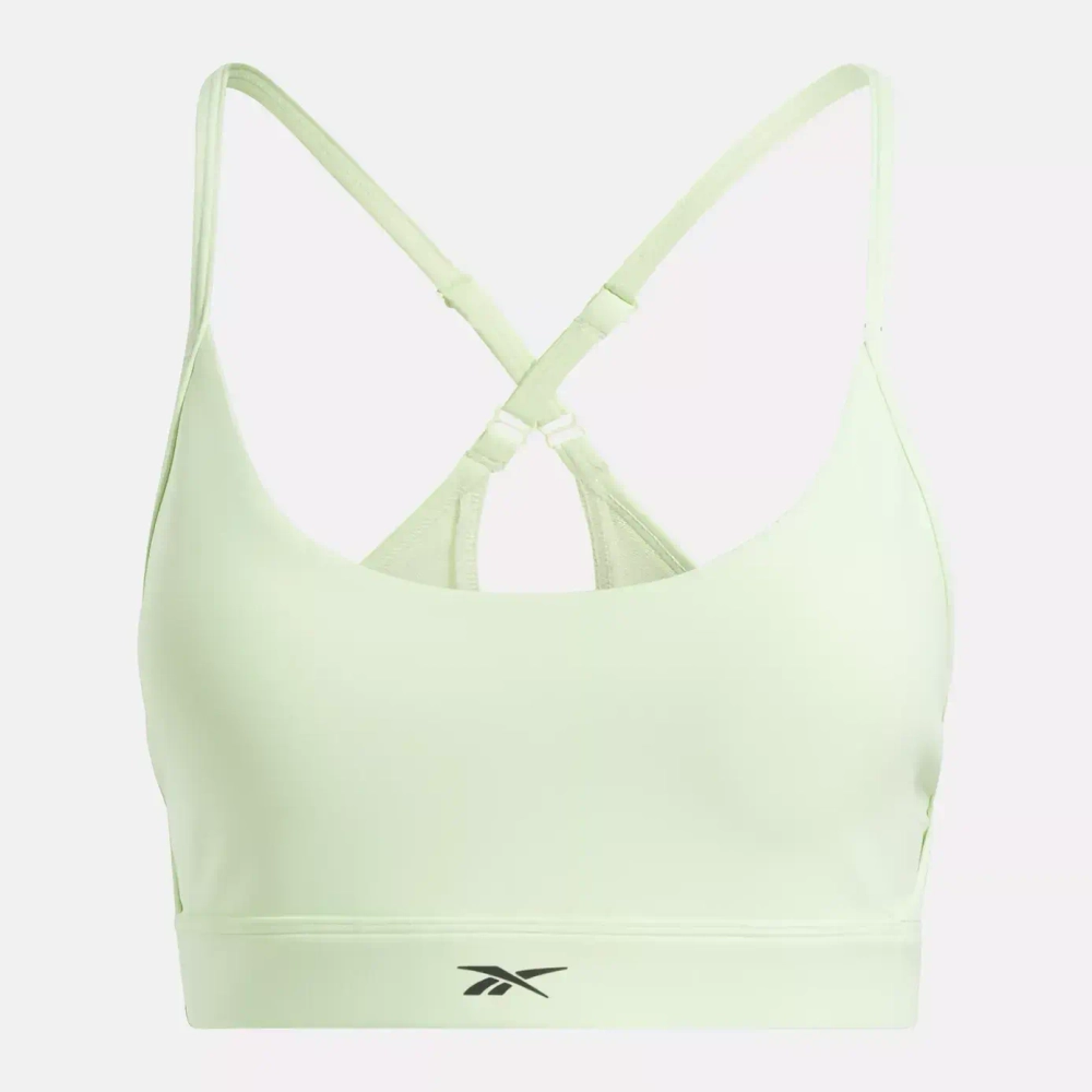 Топ спортивный женский Reebok LUX STRAPPY SPORTS BRA (Салатовый)