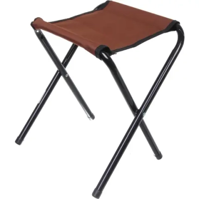Табурет складной «Кемпер», 27*32*35 см,до 100 кг, коричневый