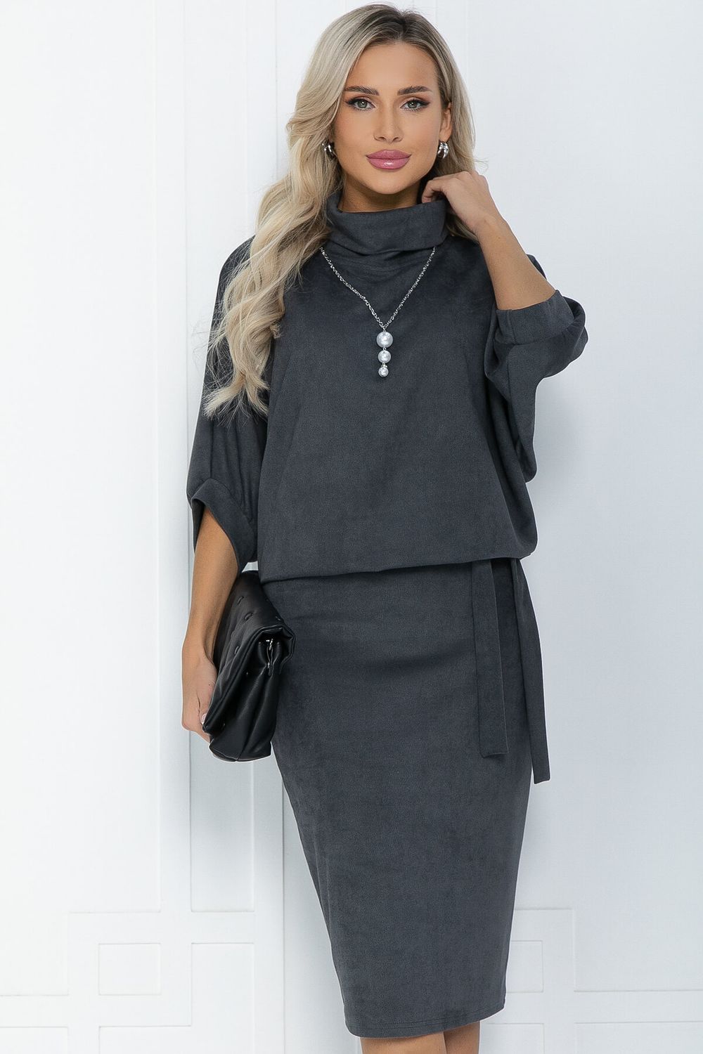 Платье Антония (графит) П11882 LT Collection