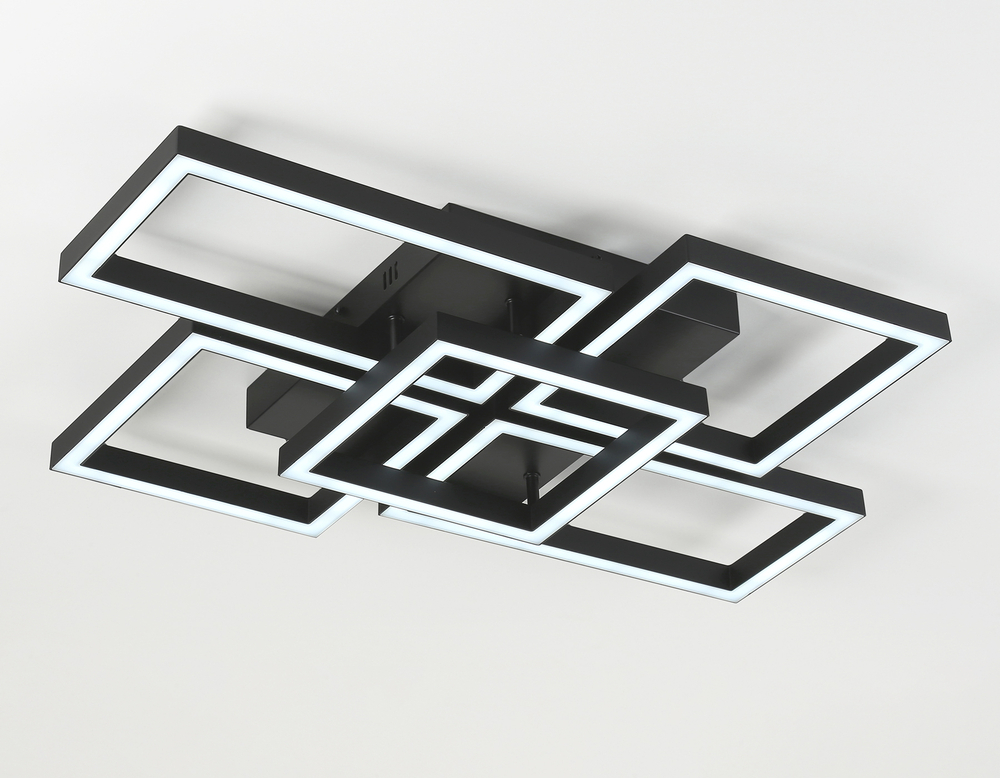 FA1012/4+1 BK черный 90W 3000K-6400K 710*490*95 (ПДУ ИК)