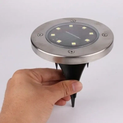 Фонарь садовый на солнечных батареях ForAll 8 Led/Комплект садово-парковый фонарь 8 шт