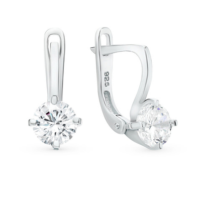 Серьги серебряные