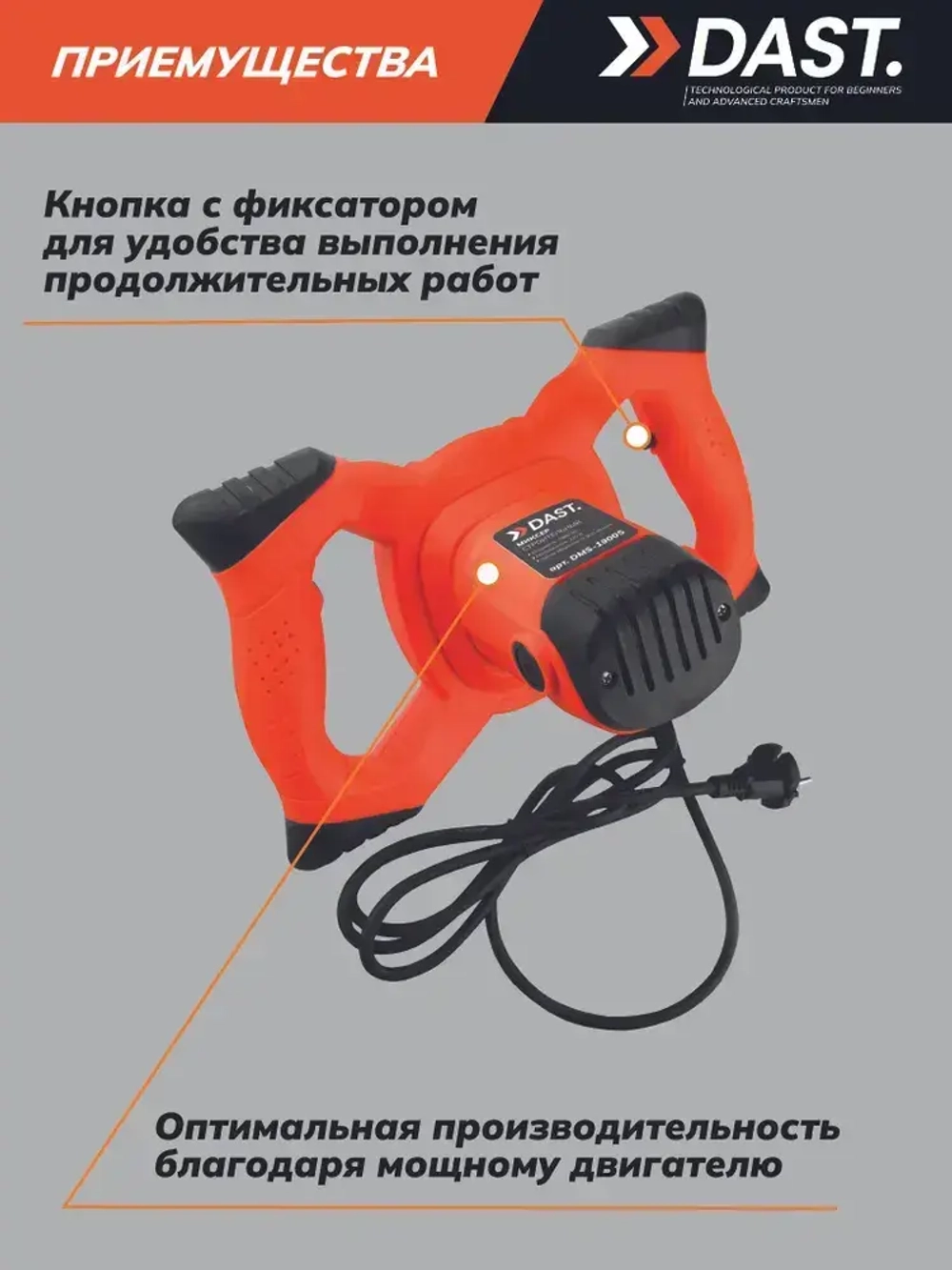 Миксер строительный электрический