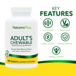 NaturesPlus, Жевательные мультивитамины для взрослых со вкусом экзотических ягод, 90 таблеток