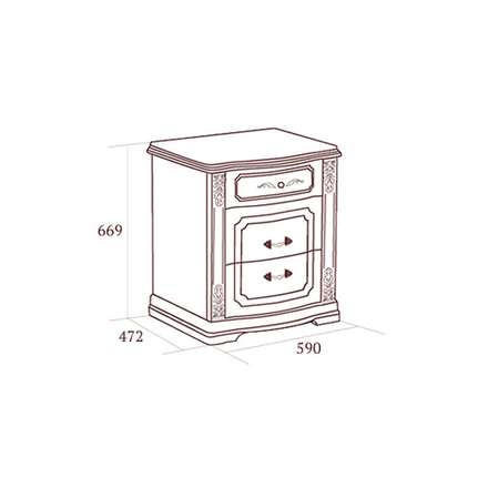 ФЛОРИАНА Тумба прикроватная