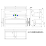 Тумба с умывальником IDDIS Cloud, напольная, 100 см, белая, CLO10WFi95K