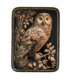 ШК-19/56-D Шкатулка в технике декупаж «Сова» (8х6х3,5)