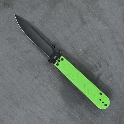 Ноже ПЕРЕМЕН Зубры зеленый (блеквош)