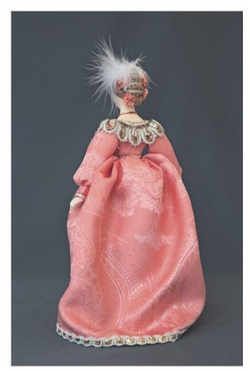 Кукла коллекционная Дама в придворном платье.