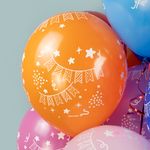 Шар (12''/30 см) С Днем Рождения, Ура!, Ассорти, пастель, 5 ст, 25 шт.