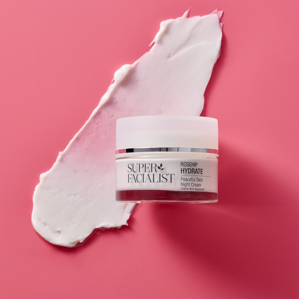 Super Facialist Rosehip Hydrate - успокаивающий ночной крем с увлажняющим эффектом /   50  ml  / GTIN 5060388880347