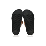 Hermes Chypre Calfskin Velcro Foot Flat Heel Fashion Sandals Men's Natural Color, H222000Z H43