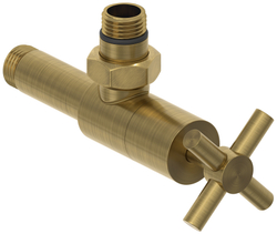 Вентиль Сунержа угловой крест (G 1/2" НР х G 1/2" НР)