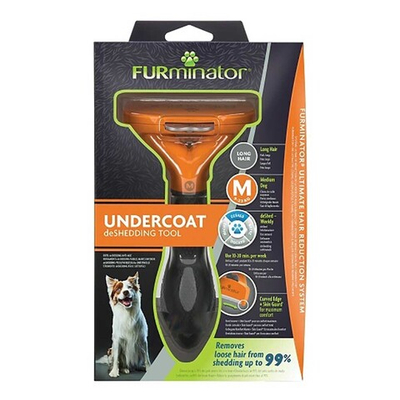 FURminator Dog M Long - фурминатор для средних собак с длинной шерстью