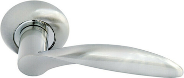 МН-07 Ручка дверная "Портал" SN   (белый никель) 1/20 "Morelli"