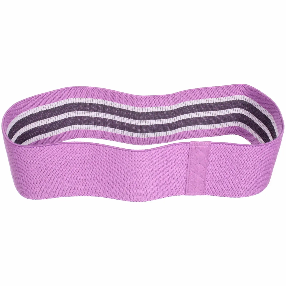 Резинка для фитнеса TD-801, 84*8 см, размер L, фиолетовый
