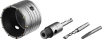 STAYER 80 мм, SDS - Plus, 10T, коронка по бетону с оснасткой (29190-80)