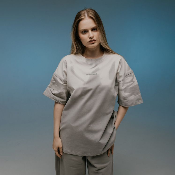Футболка UNIFORM Thermo Minilogo, темно-серый/белый