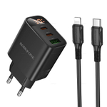 Зарядное устройство на Lightning Borofone PD30W (2C1A) BA98A (black)