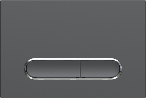 Boheme Кнопка для инсталляции, пластик GUN METAL для инсталляций GEBERIT