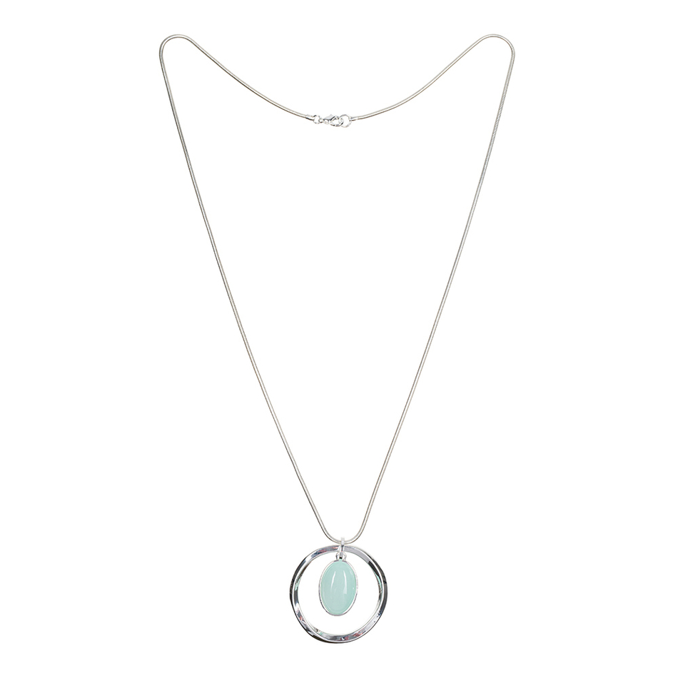 Колье Fiore Luna BLUE SKY AGATE LN5143 BL/S