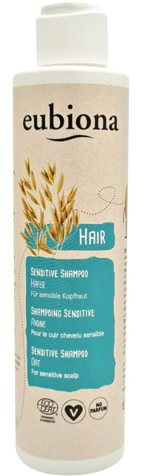 Шампунь Eubiona с овсом для чувствительной кожи, 200 мл