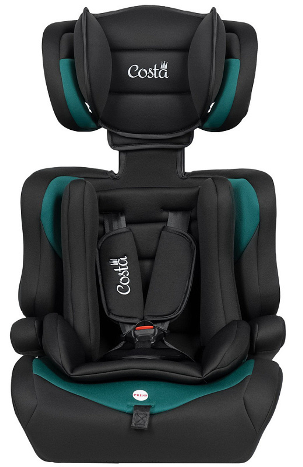 Автокресло детское 9 - 36 кг COSTA HC-01 Чёрно-зеленый Артикул: HC-01/7