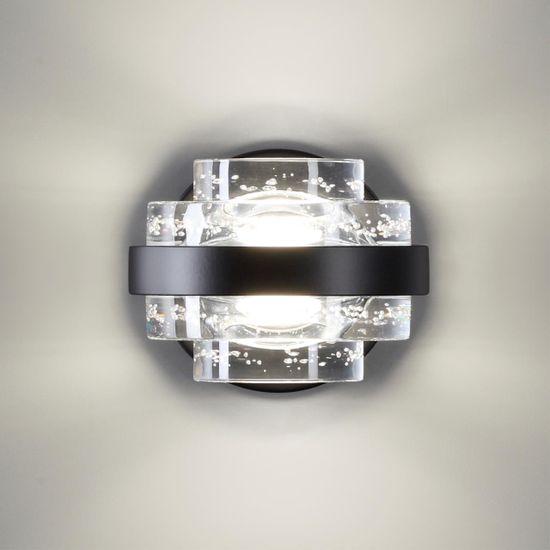 5031/6WL L-VISION ODL24 513 чёрный/металл/акрил Бра LED 6W 4000K 458лм KLOT