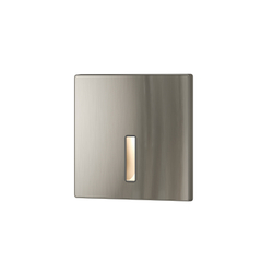 DK1030-NI Светильник встраиваемый в стену, IP 20, LED 3000K, 3 Вт, никель, алюминий