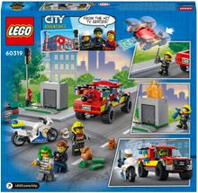 Конструктор LEGO City Fire 60319 Пожарная бригада и полицейская погоня