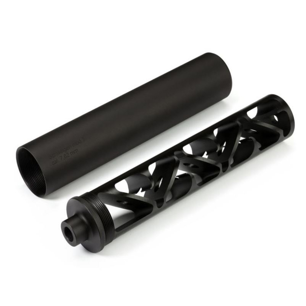 ДТК закрытого типа Schweigen mod. 3 на Blaser R8, Mauser M12, Sauer 100, Sauer 404, Tikka T3, Sauer 303 (7,62, М15х1), RAW