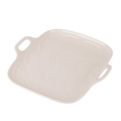 Блюдо " " 25х25,5х2,5см (min6) (фарфор) (транспортная упаковка)