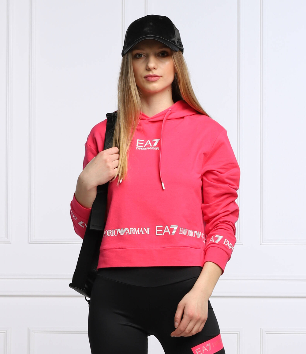 Худи EA7 - розовый(3LTM09 TJCQZ)