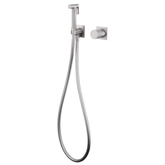 Смеситель ABBER Rund AF8725SP с гигиеническим душем, сатин