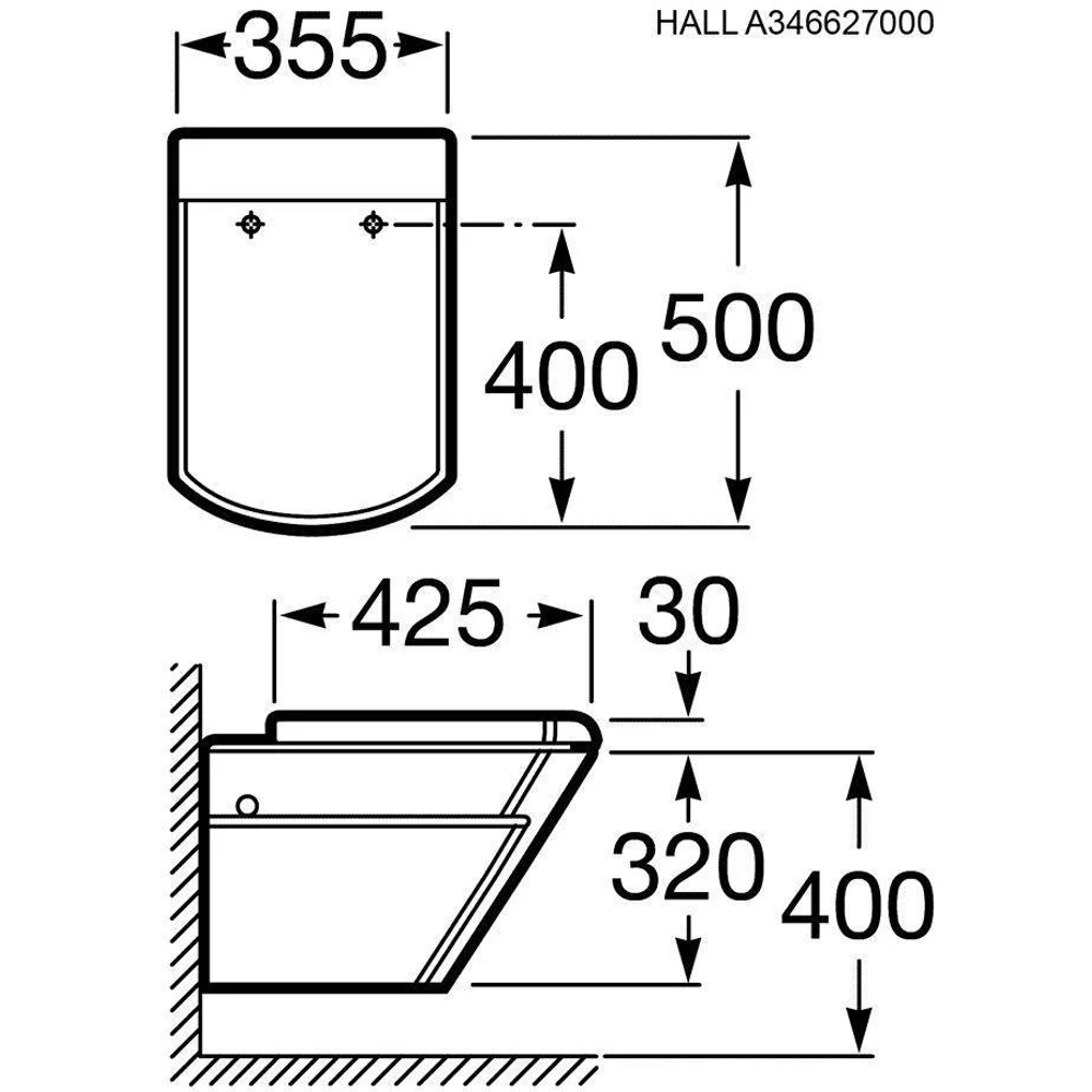7346627000 ЧАША HALL ПОДВЕСНАЯ, ДВОЙНОЙ ВЫПУСК БЕЛ