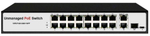 PX-POE1621GS коммутатор PoE 16*100M+2*1000M +1*1000M SFP, металл