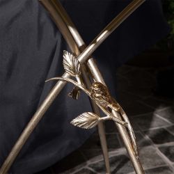 Столик декоративный Зарнички Санфлауэр Айвори Мраморное золото