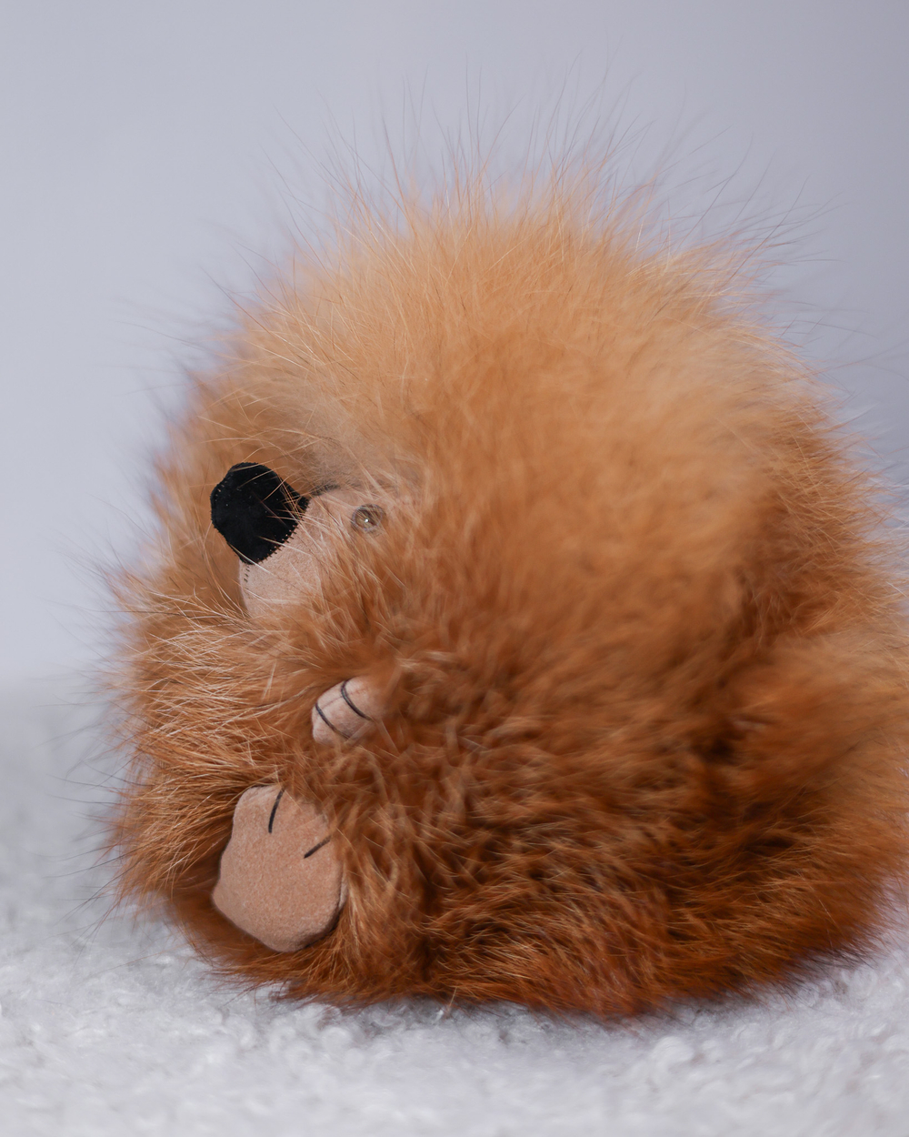 Ёжик Тофу (большой) мех лисы