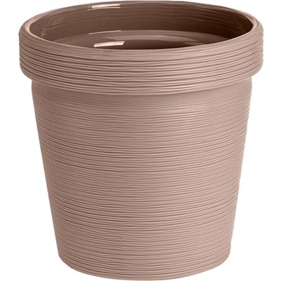 Кашпо для цветов пластиковое 3,57л d-19см «Терра» Фраппе
