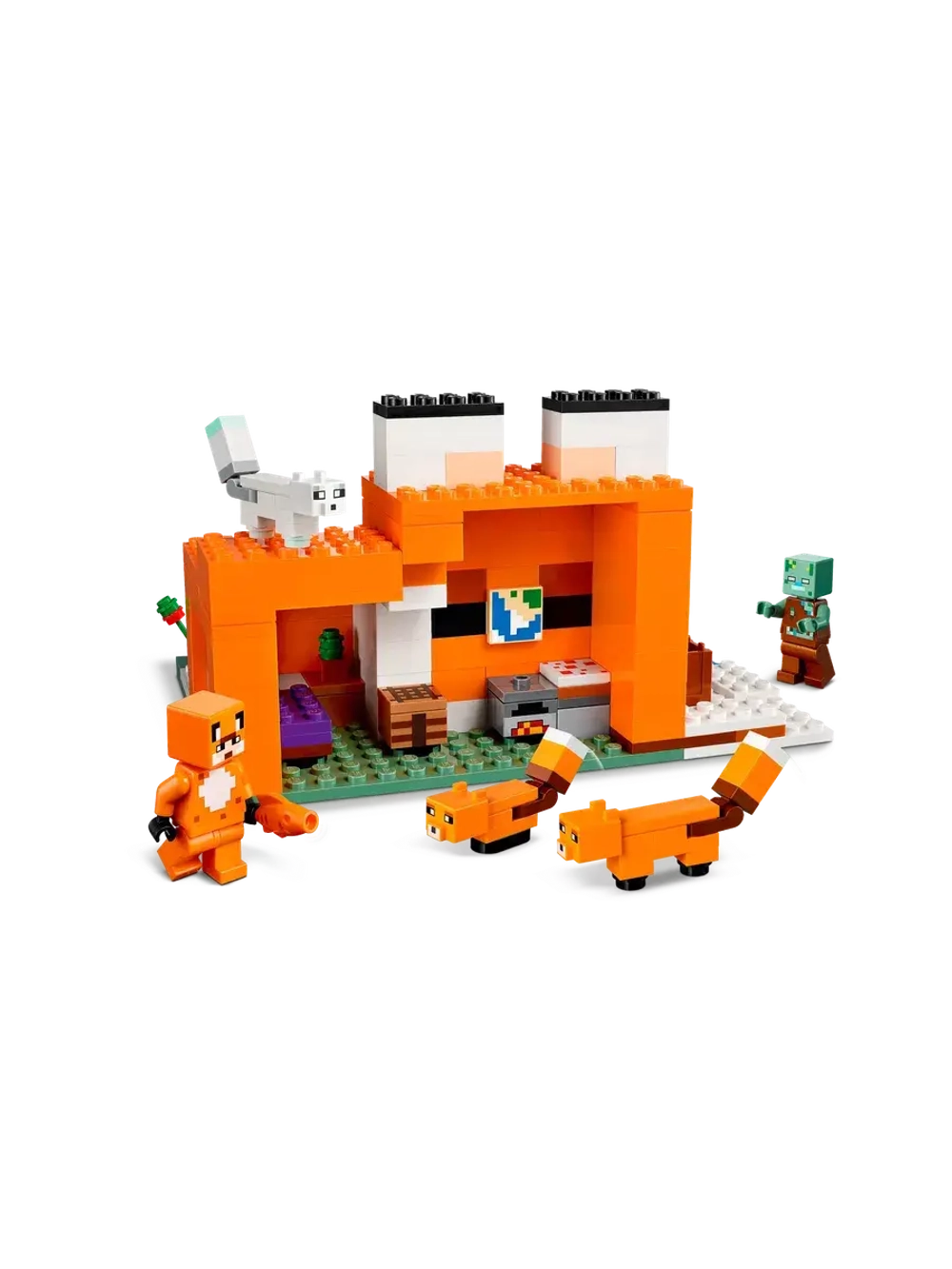 Конструктор Minecraft Майнкрафт Лисья Хижина - 193 детали