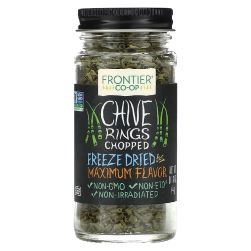 Frontier Co-op, Chives Rings Chopped, 0.14 oz (4 g)
